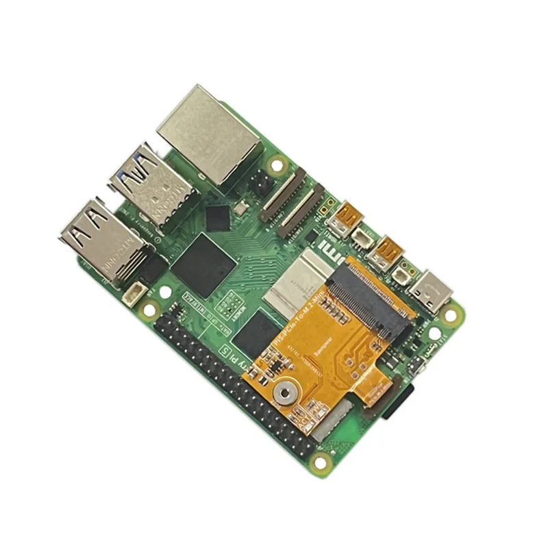 

Мини-плата Durable-Pcie To M.2 Nvme SSD, встроенный FPC и дифференциальный дизайн Pi5-Pcie-2230 для Raspberry Pi 5, Pcie To M