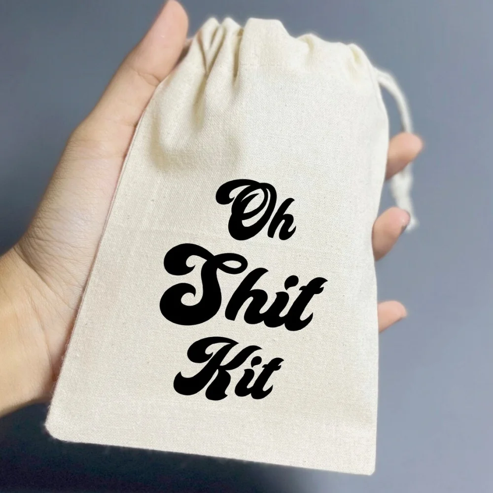 20 Custom Oh Shit Kit-Bachelorette Party Favor Bags-Bachelorette Hangover Kits-Recovery Kits-Bach Party Bags-Bach Party Favors