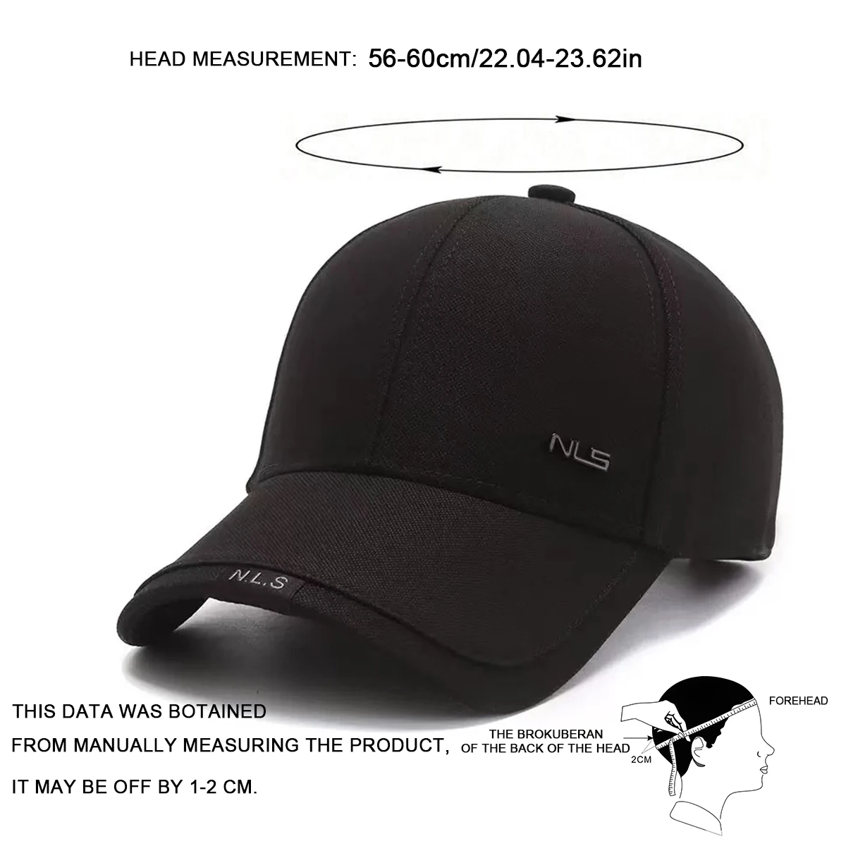 Unisex NLS Stickerei Baseballkappen Frühling Herbst Outdoor Verstellbare Freizeithüte Sonnenschutzhut Sportkappe – Detail 6