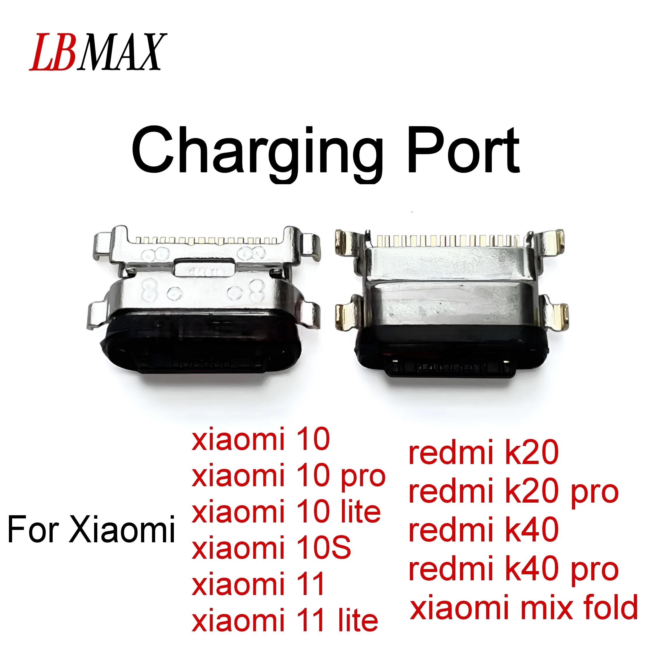 

10-100 шт. USB-разъем, порт для зарядки, док-станция, разъем для xiaomi 10/11 10PRO 10S 10/11lite, смешанный сложенный redmi K20/PRO K40/PRO, детали