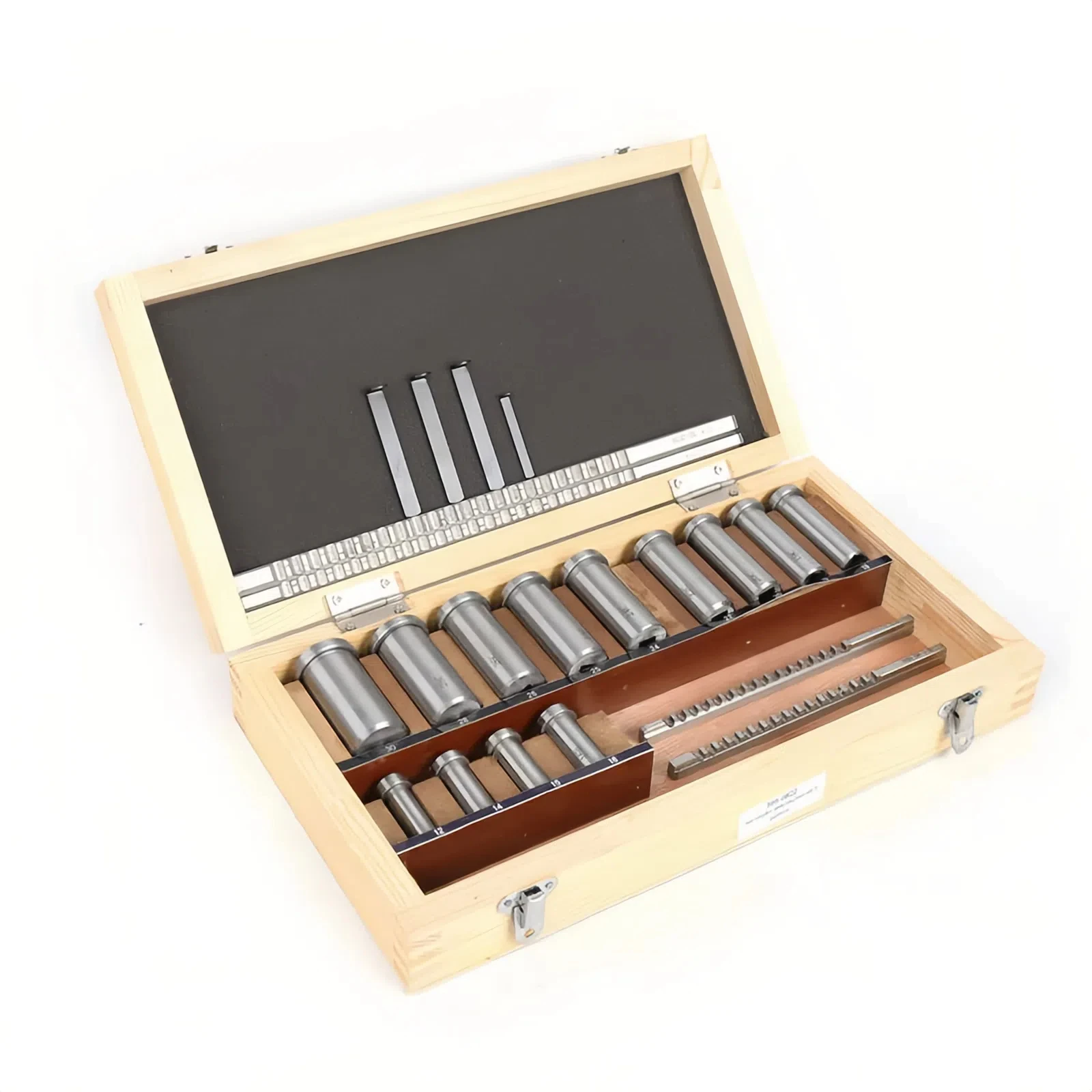 22 stks Metrisch Systeem Spiebaan Broach Set Bus Shim Set 12-30 HSS Spiebaan Gereedschapsmes voor CNC Machine - afbeelding 2