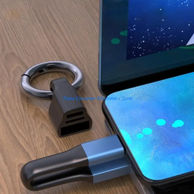 G7ne USB C -keychain Quick Charging Cable Sync Sync Sync Line for Conversion
