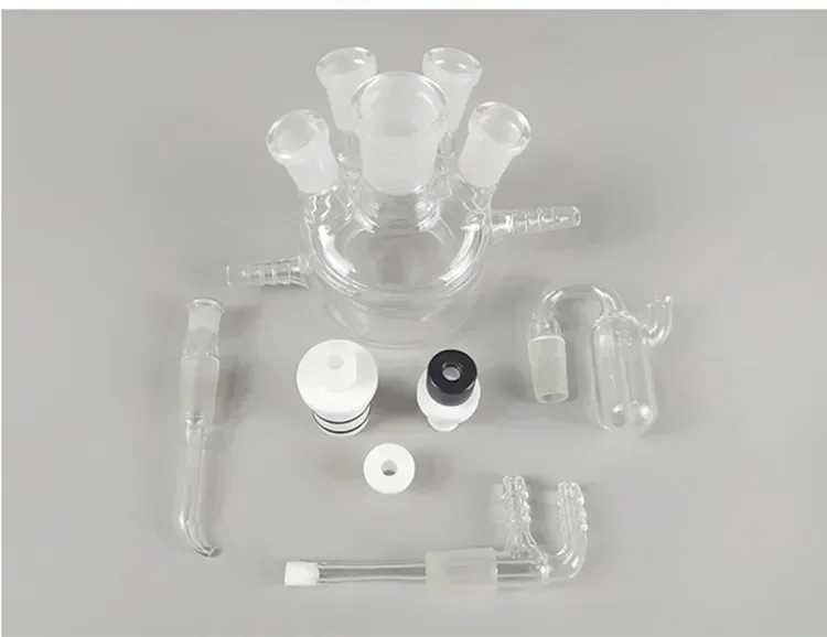 Doppelschichtiger Wasserbad-Elektrolyseur mit fünf Anschlüssen (versiegelt)