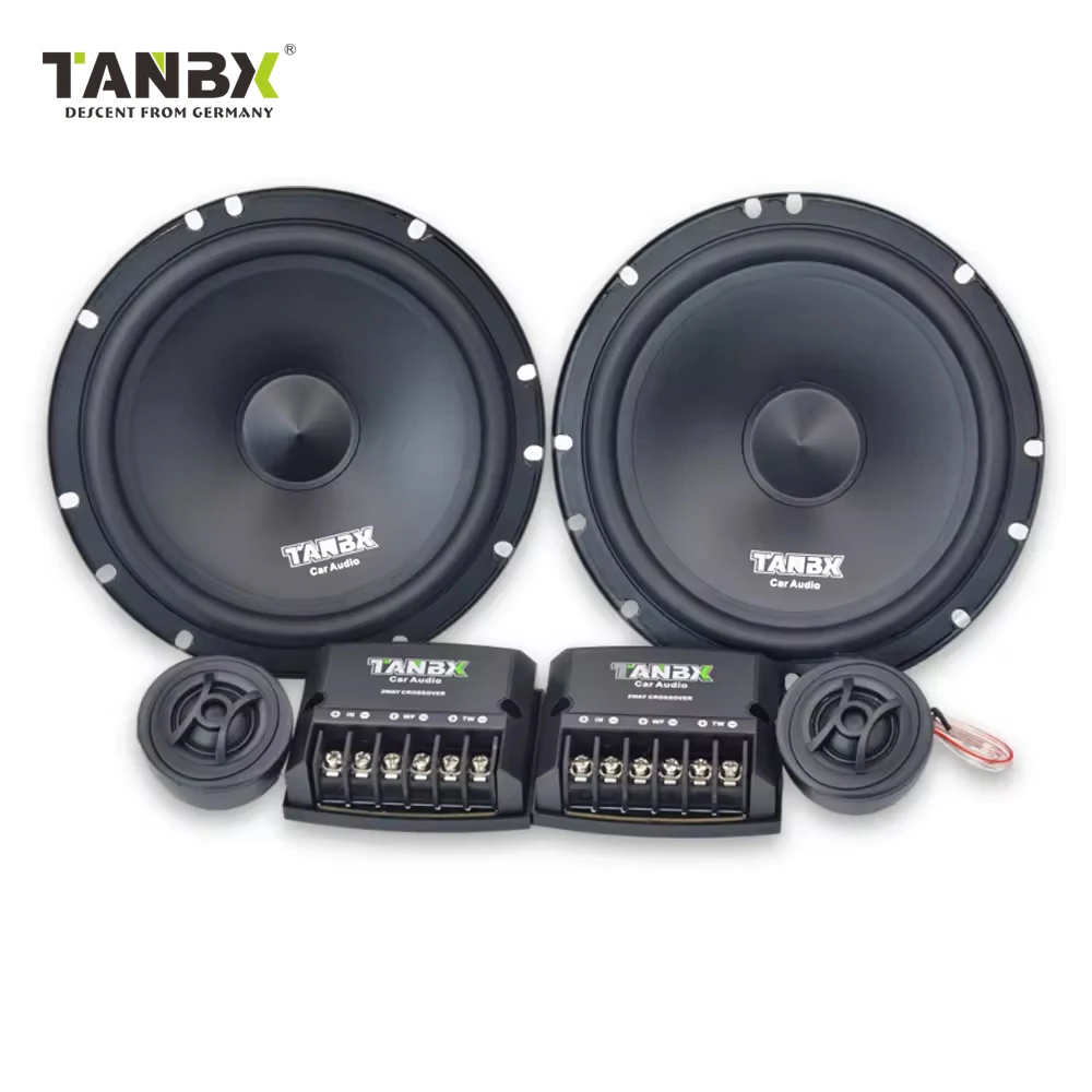 TB-615 Wholesale 6.5 Inch  2-way 4OHM Car Component Speaker Professional Powered Active Car Speakers