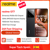 New realme gt7 5G Smartphone 1.5K+120Hz HD Display 6000nit Pro-Esports Display 120W Super Charge 7000mAh Battery 50MP Camera