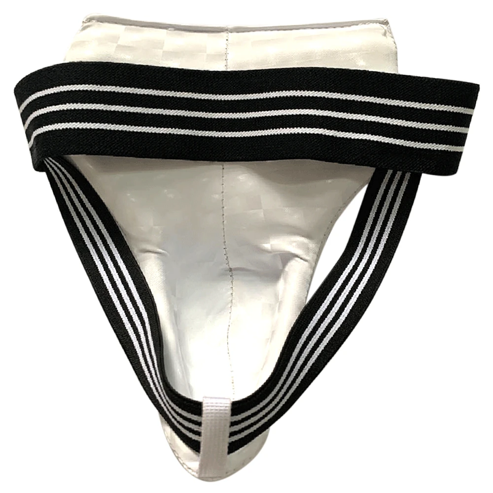 Hot sale adult male White crotch protector Karate Groin Guard Child men Groin Protector kick boxing protection jockstrap