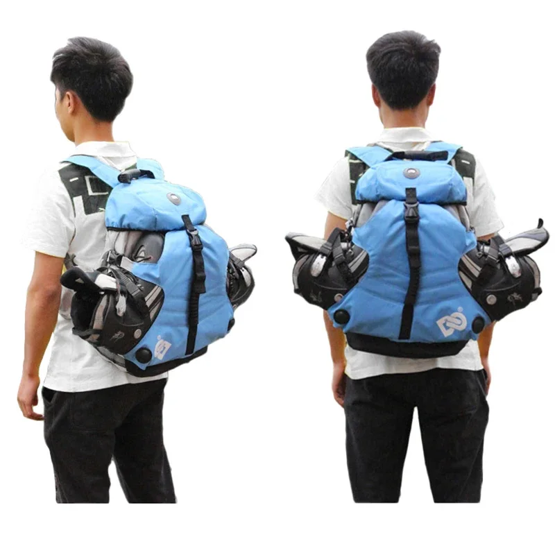 Fashion Outdoor Bags Unisex Professional Roller Skates Backpack Outdoor Sports Backpack Durable Multi-pocket Male Sports Bags