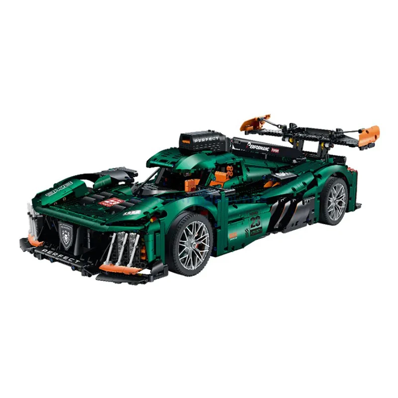 

Green 9X8 Model Building Blocks MOC 10616 High Tech Speed Sport Car Vehicle Bricks Collection Toy Kit Gift for Kids Boys