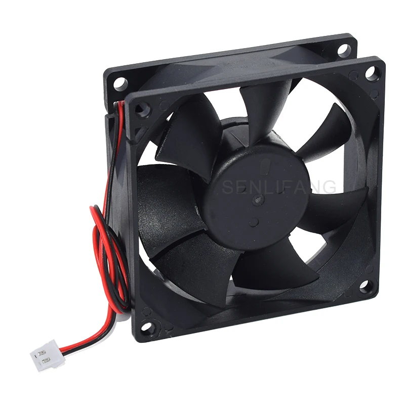 YTD158025S DC 15V 0, 35A 80X80X25Mm 8Cm 8025 2-Wire Exhaust Device Small Cooling Fan