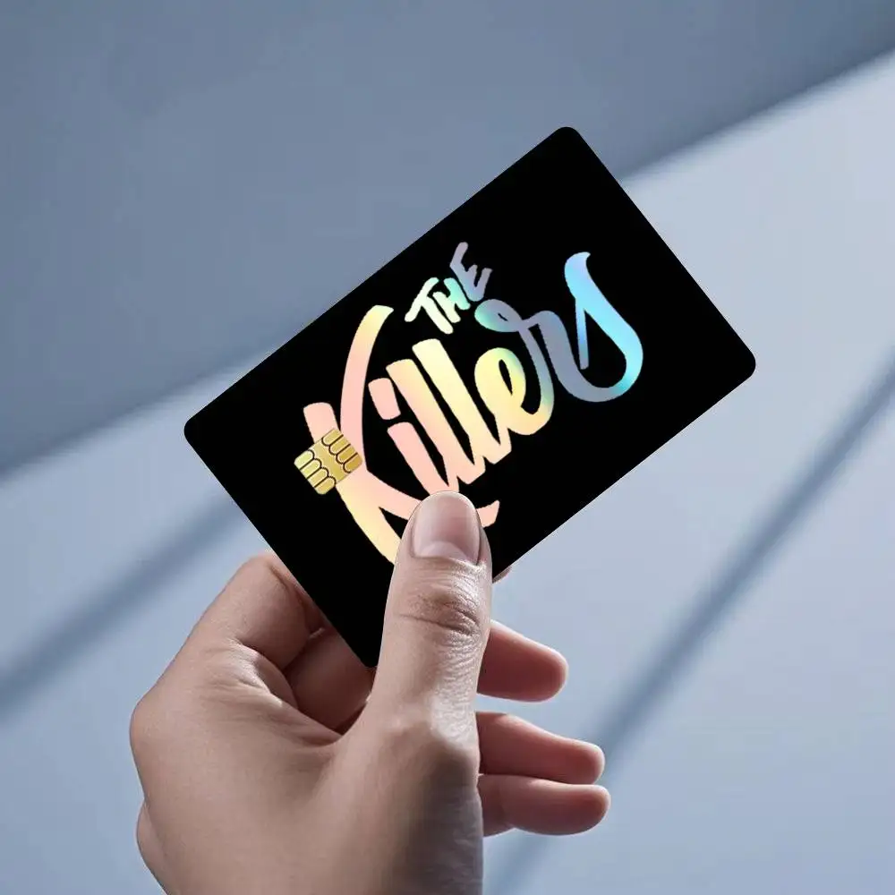 

The K-Killers Cool Logo Laser Holographic No Fade Credit Bank Debit Card Skin Sticker Film