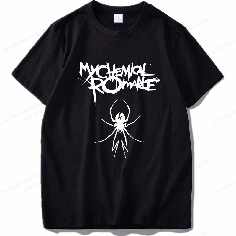 

My Chemical Romance T Shirt Men Fashion T-shirts Cotton Tshirt Kids Hip Hop Tops Tees Women Tshirt Summer Vintage Anime Tops Boy