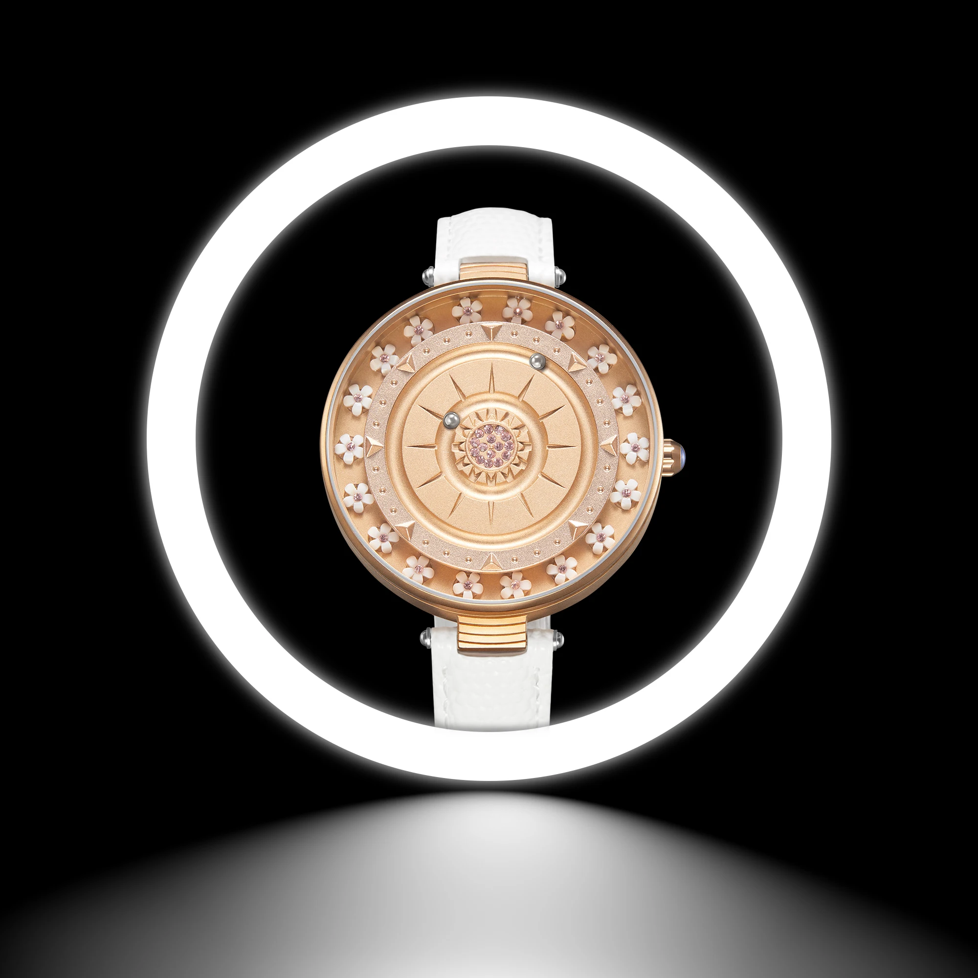 Eutour 2025 novo quartzo edição limitada luxo caseiro conjunto de cristal magnético senhoras unisex designer pulseira couro genuíno relógio