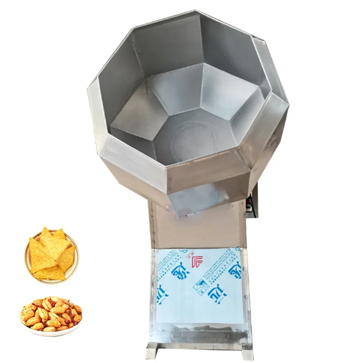 Automatic Snack Food Flavoring Machine/Multifunction Candy Coated Machine Peanut Octagonal Seasoning mixer