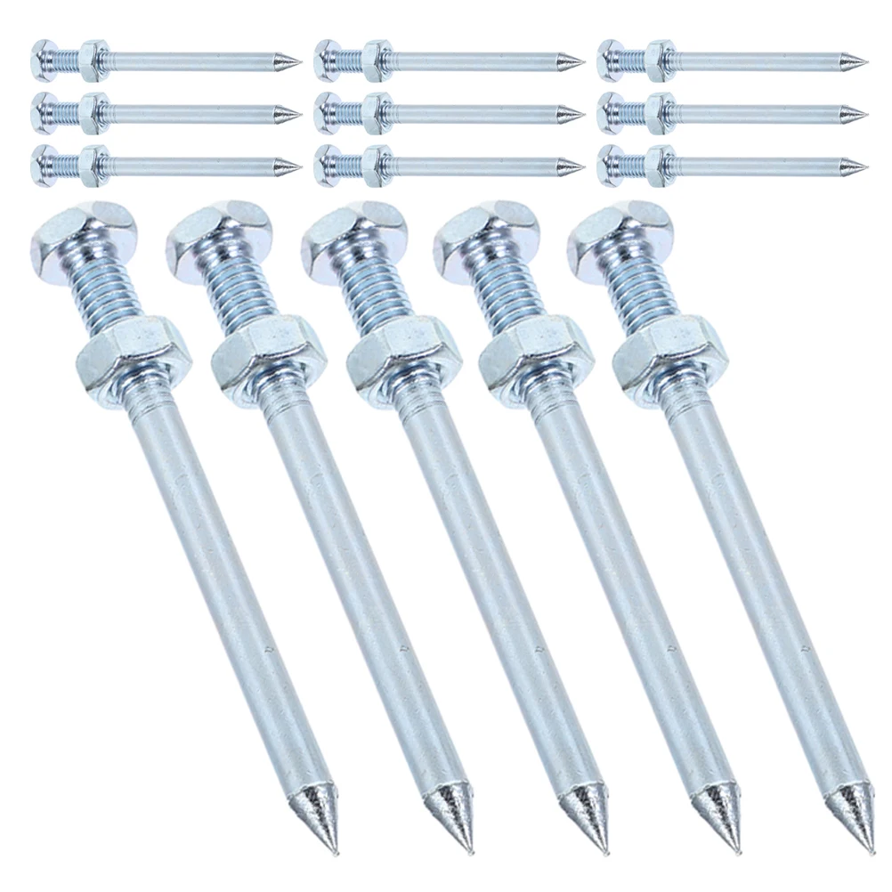 

15pcs Lawn Aerator Heavy Duty Metal Spikes Grass Aeration Tool Yard Garden Soil Ventilation Durable Reusable Lawn Care