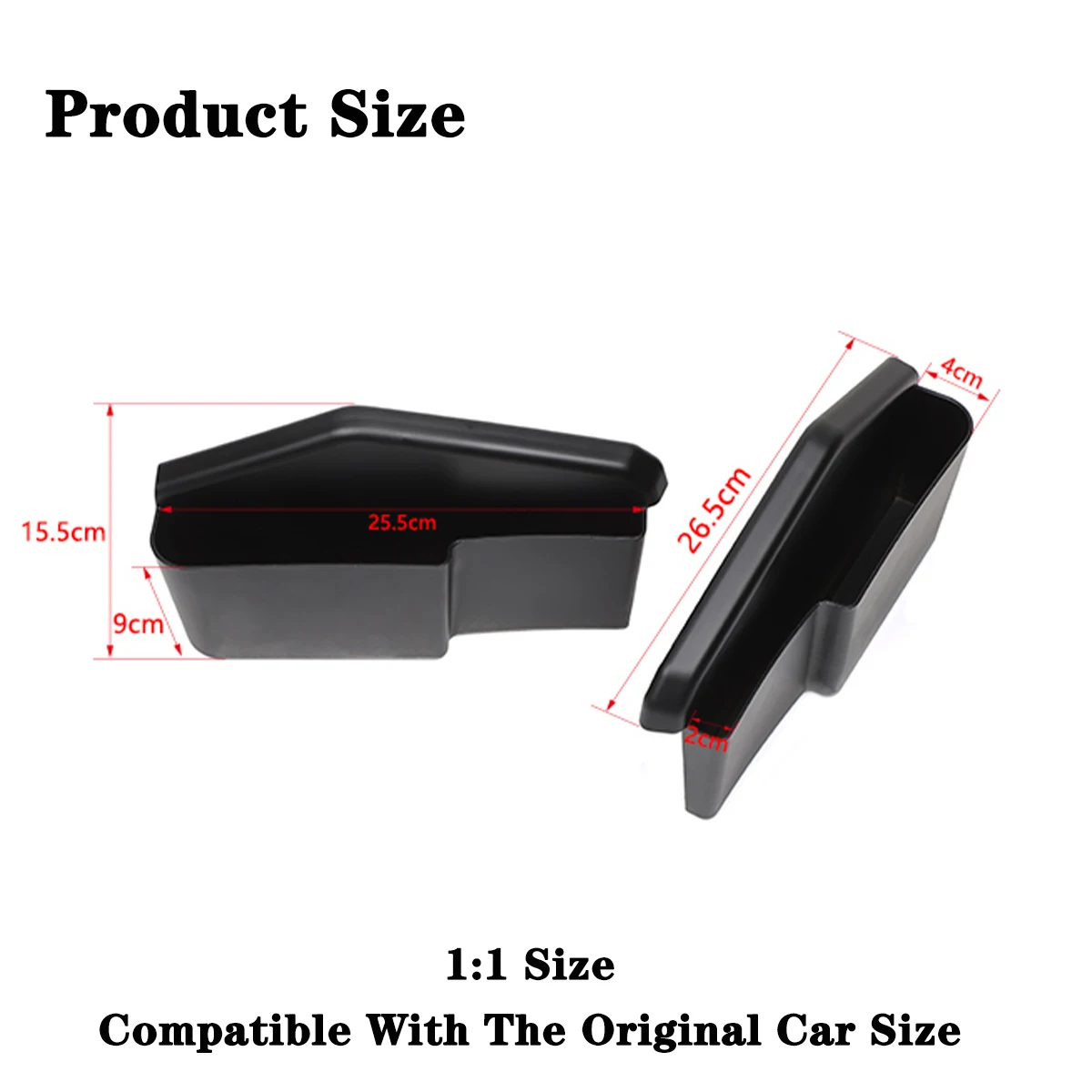 سيارة والعتاد التحول كلا الجانبين صينية صندوق تخزين المنظم مقصورة لسوزوكي جيمي 2019 2020 2021 2022 2023 الملحقات الداخلية #2