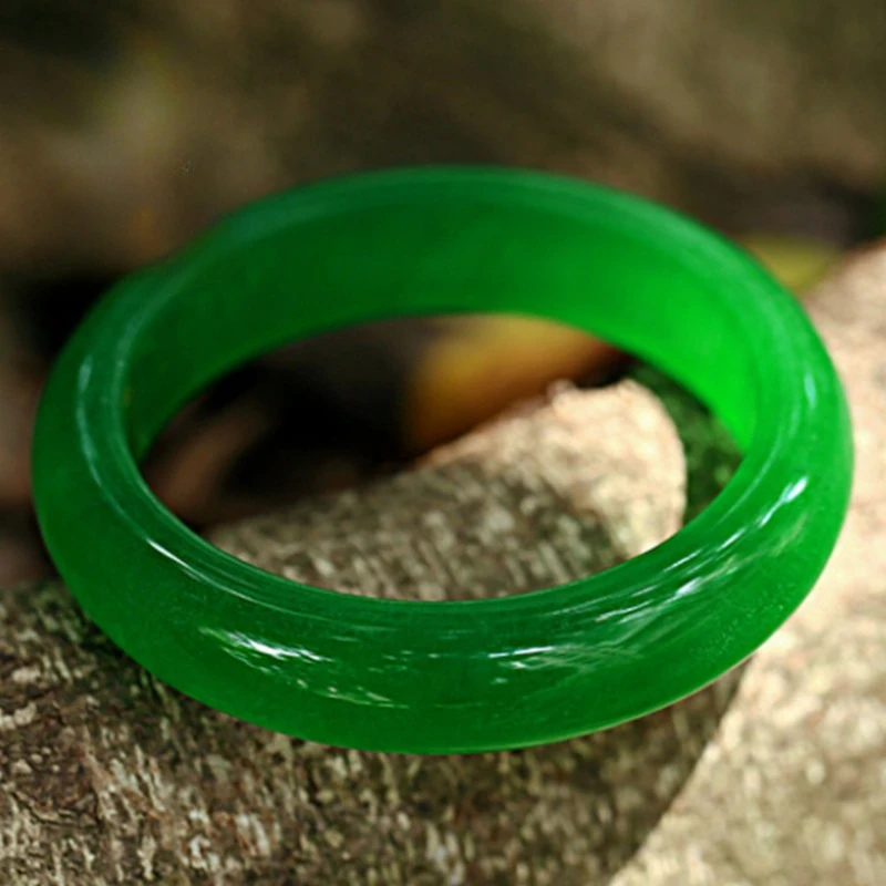 

Женский браслет из нефрита Ice Full Green, ювелирное изделие из нефрита, кварцевый камень, нефрит Ян Грин А, подарочный браслет