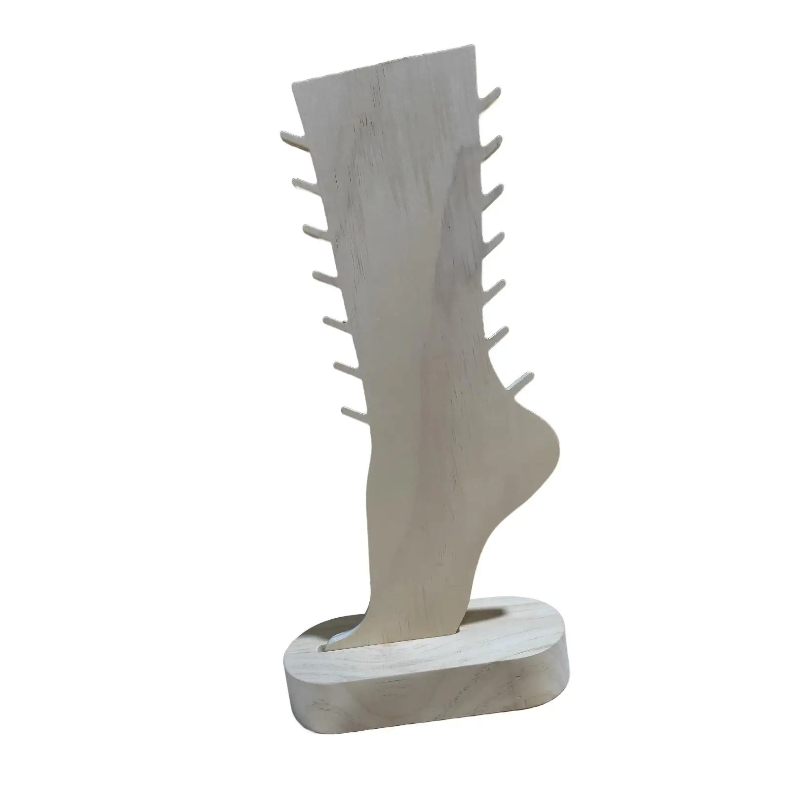 

Necklace Display Stand Necklace Holder with Base Lightweight Wood Jewelry Display Rack Jewelry Organizer for Retail Showroom