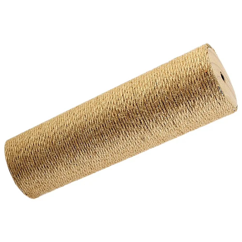 

Cat Climbing Frame Pillars Accessories Solid Wood Adorable Scratcher Iron Wooden Jute Rope Scratching Post for
