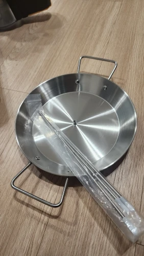 Stainless Steel Vertical Spit Rotisserie Skewer Stand Durable BBQ Dishes Plate for Chicken Meat Kebabs Home Kitchen Accessories photo review