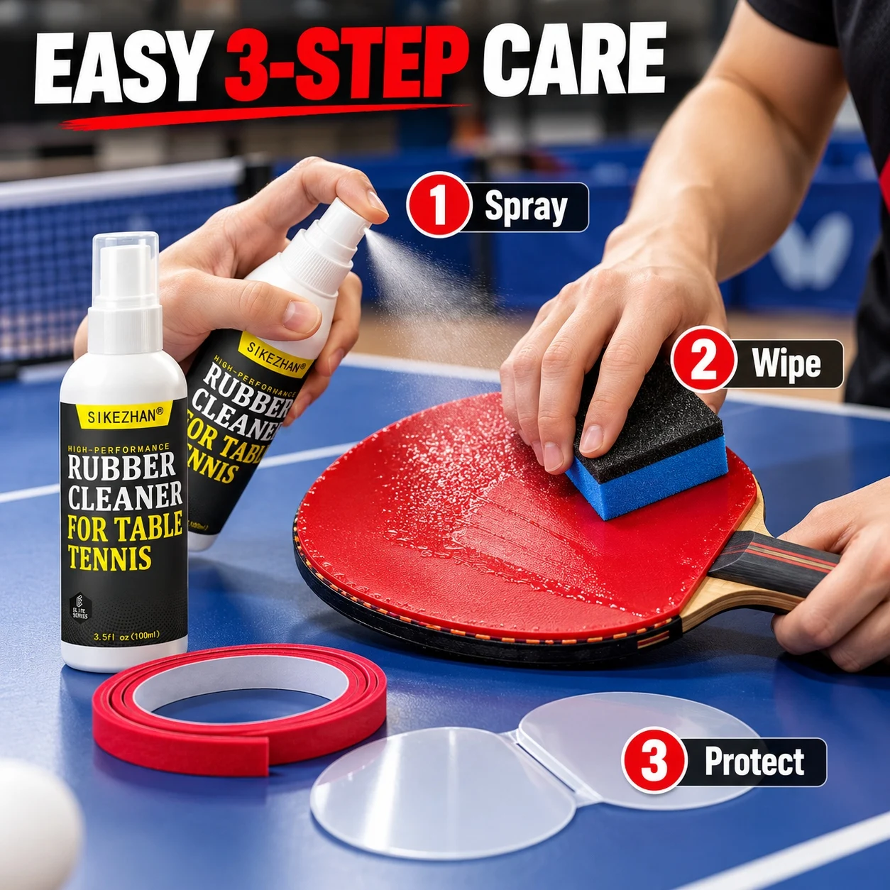 Table Tennis Rubber Cleaner Sp - Table Tennis Racket 评论和价格