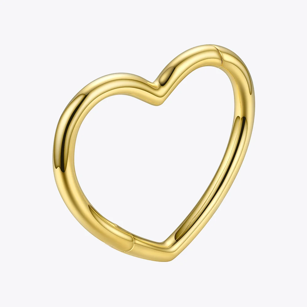 ENFASHION Heart Cuff Bangles For Women Accessories Gold Color Brass Bracelets Fashion Jewelry Friends Gifts 2020 Pulseira BC2006