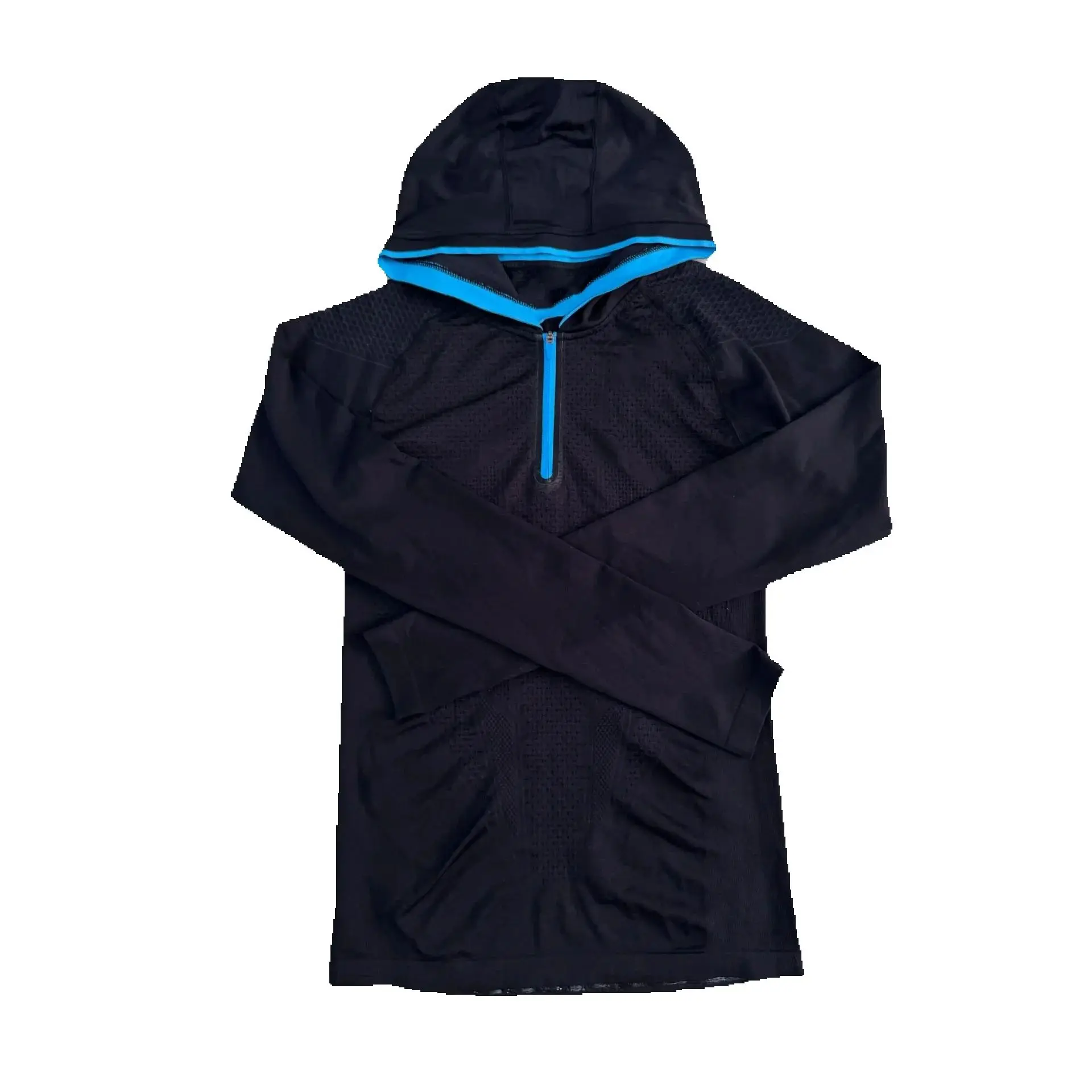 AliExpress NONE Gym Zipper Hoodie 1.0 Fitness Long Sleeve Men's Autumn/winter Classic Super Hero Cycling Running Speed Dry Hoodie Long T-shirt