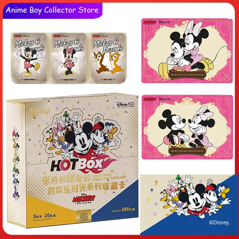 Kakawow Disney Card Mickey & Friends Cheerful Times Trading Cards Disney 100th Anniversary Card Gift Toys for Boys