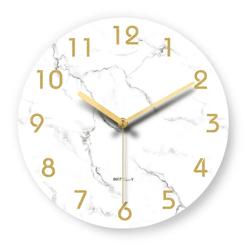 

Modern Nordic Green Wall Clock Fashion Classic Round Luxury Wall Clock Silent Living Home Room