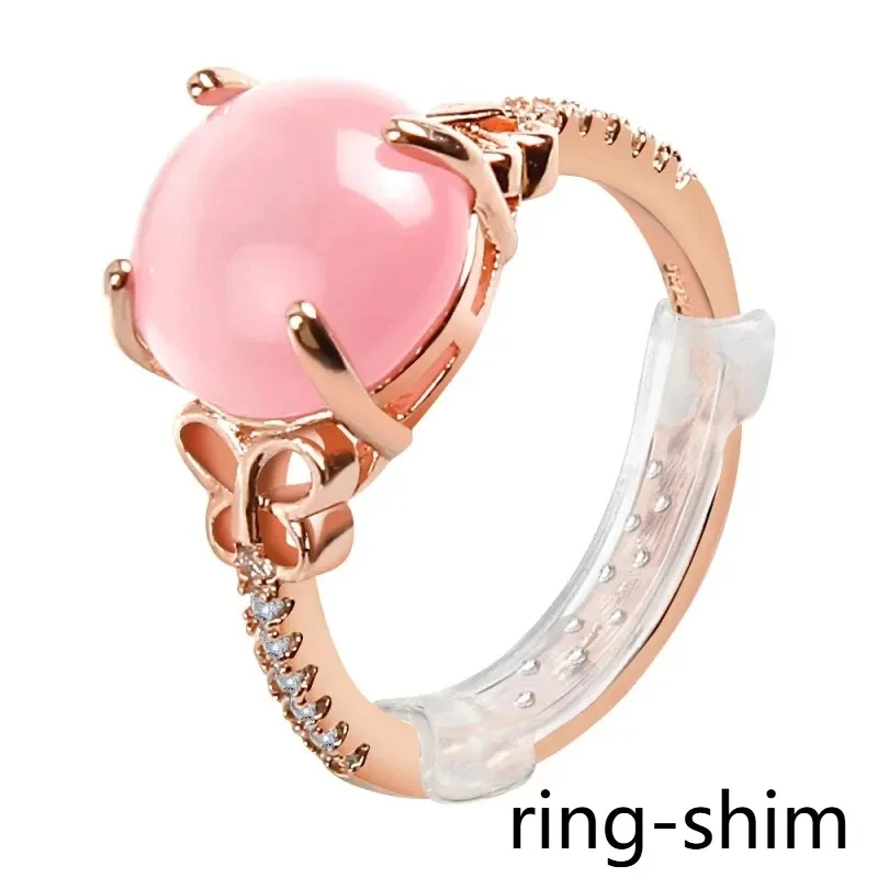 1Set 12Pcs Ring Adjustment Pad Ring Size Adjuster Fixed Reduction Pad Invisible Ring Holder Retainer Shrinker for Large Rings