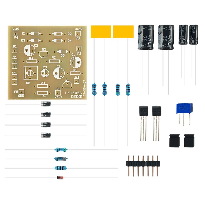 DC Regulated Power Circuit DIY Welding Kit Power Supply Module PCB Board Electronic Kits image 4