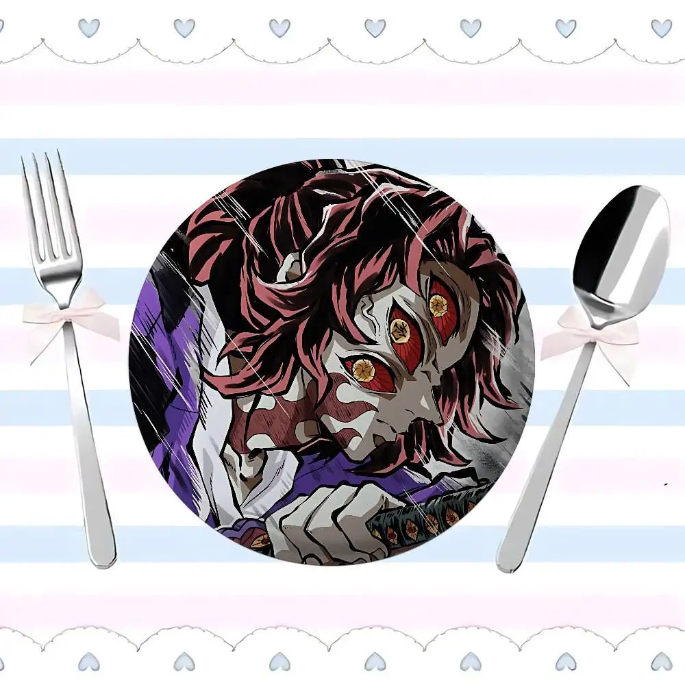 Cool K-Kokushibo Enamel Pins Handmade Round Brooch L Killer Yagami Light Cosplay Badge Backpacks Jewelry Gifts