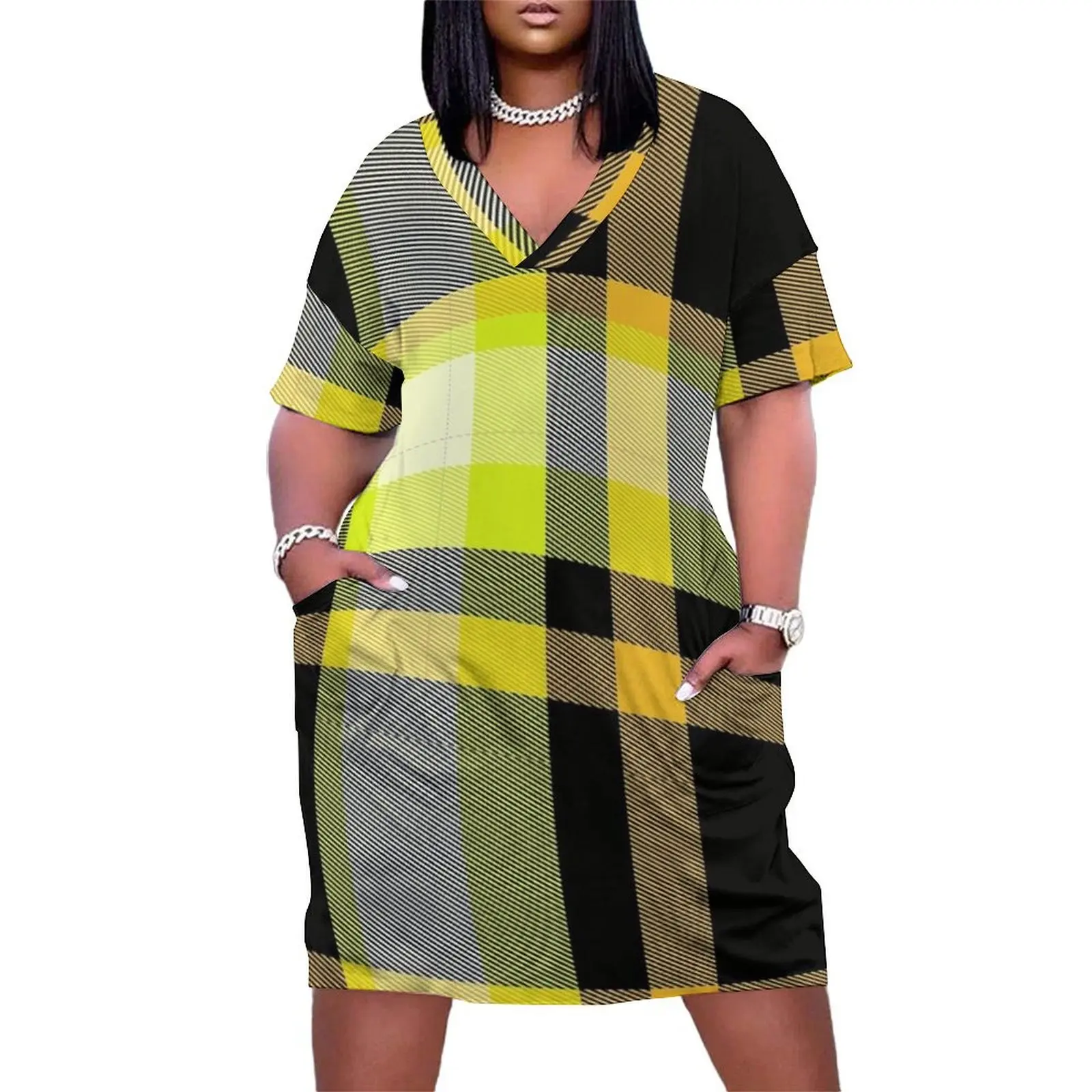 

Vintage patterns Loose Pocket Dress dress for women summer elegant women's dresses sale woman dress womens