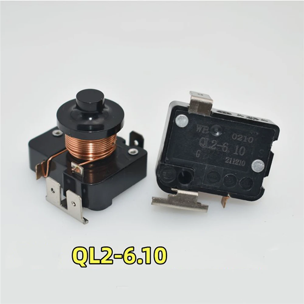 1pc Replacement 5plug Compressor Heavy Hammer Starter QL2-6.10/ QL2-8.6 Dual Capacitor Refrigerator Freezer Original Parts