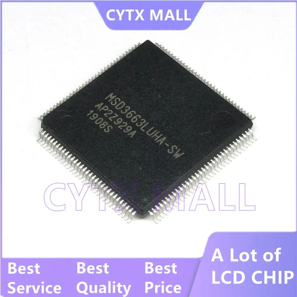 New_original 2PCS MSD3553ZUC-007S MSD3663LUHA-SW MSD3663LUHA-Z1 MSD3663LUH-SW QFP100  IN STOCK 100%GOOD