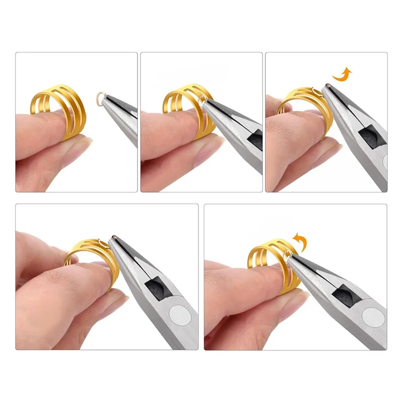 

5 Packs Jewelry Pliers Tool Set For Jewelry Making. Essential Tools Kit For Wire Wrapping, Jewelry Repair And Crafts-A55G