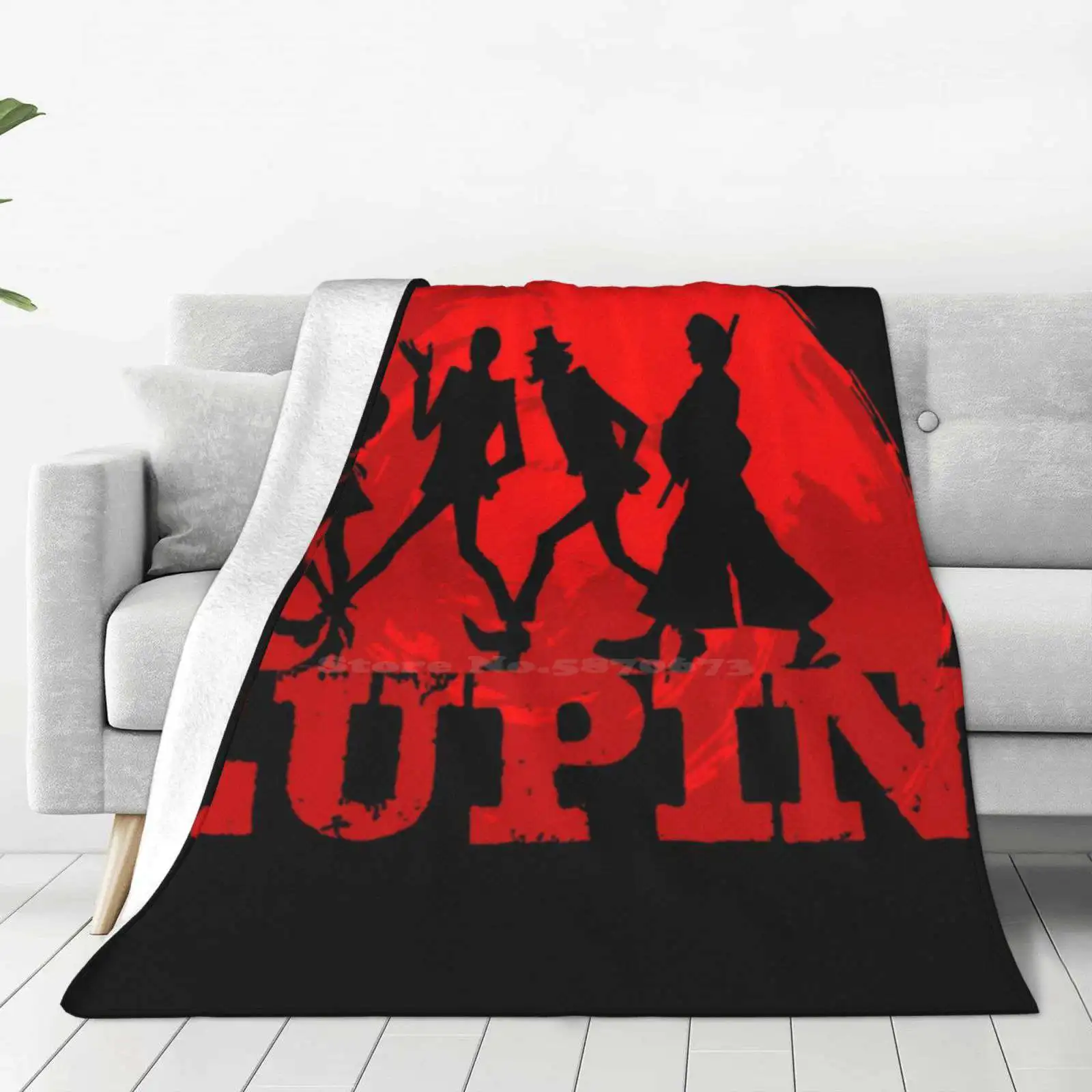 Lupin Iii Soft Warm Blanket Sofa/Bed/Travel Love Gifts Lupin The 3Rd Lupin 3 Lupin The Third Arsène Lupin Iii Daisuke Jigen