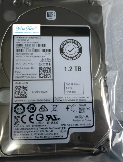 

For Server 1.2TB 10K SAS 12G ST1200MM0198 0FR6W6