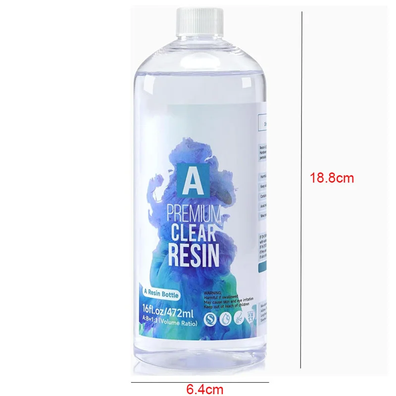 Imagem -06 - Prémio Limpar Kit Resina Epóxi Fundição e Revestimento para Rio Tops de Mesa Fundição de Arte Projetos Jóias Faça Você Mesmo Tumbler Artesanato Moldes