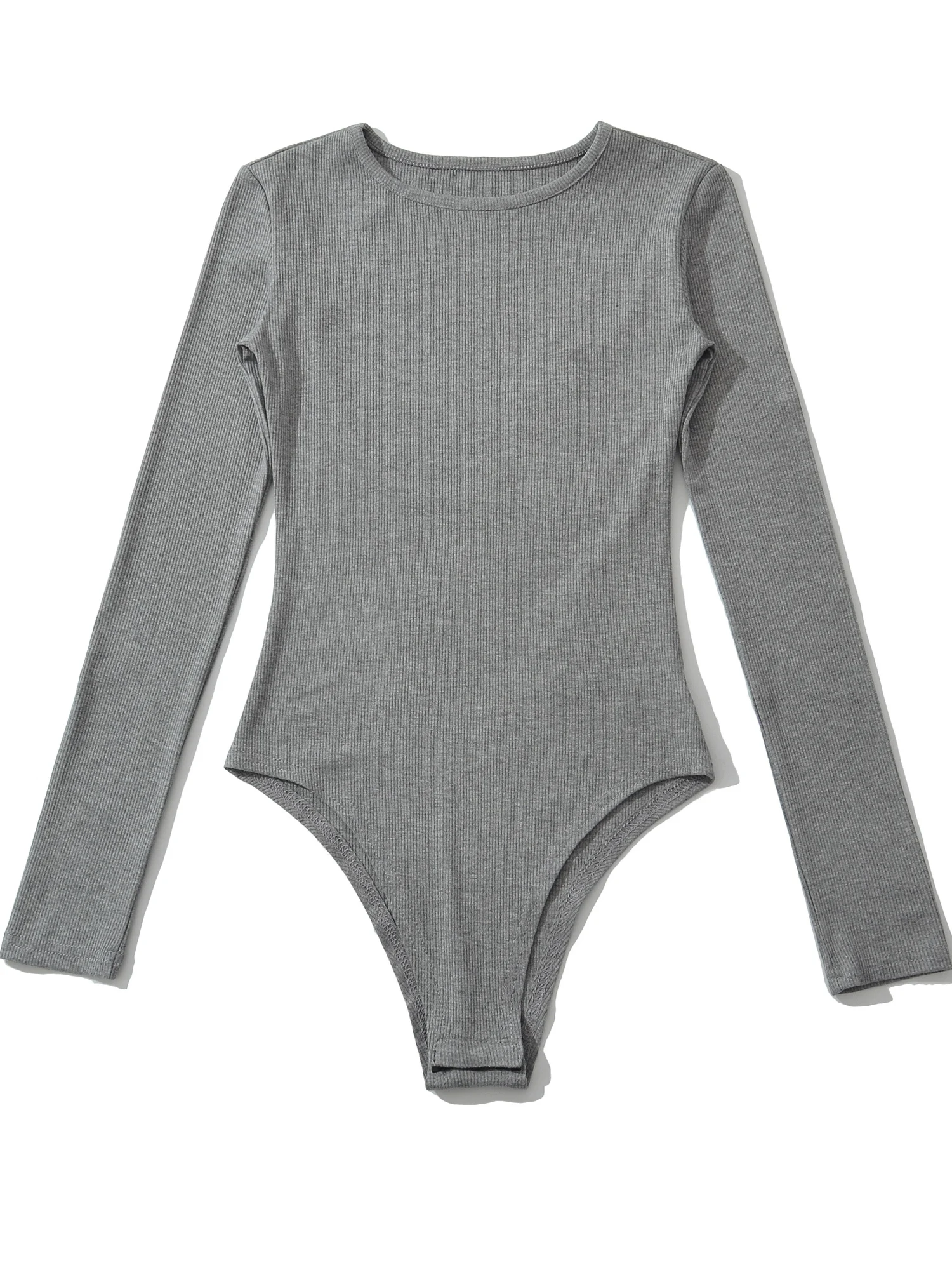 

Slimming Base Layer Bodysuit Women's Elastic Sexy Tight Fitting Long Sve round Ne Underwear Commute Sle mid Waist or...