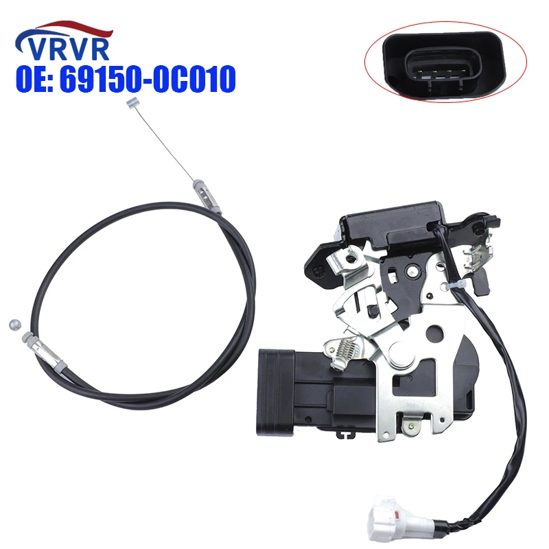 

VRVR 69150-0C010 691500C010 Rear Trunk Door Lock Actuator Mechanism For Toyota Sequoia 2001- 2007