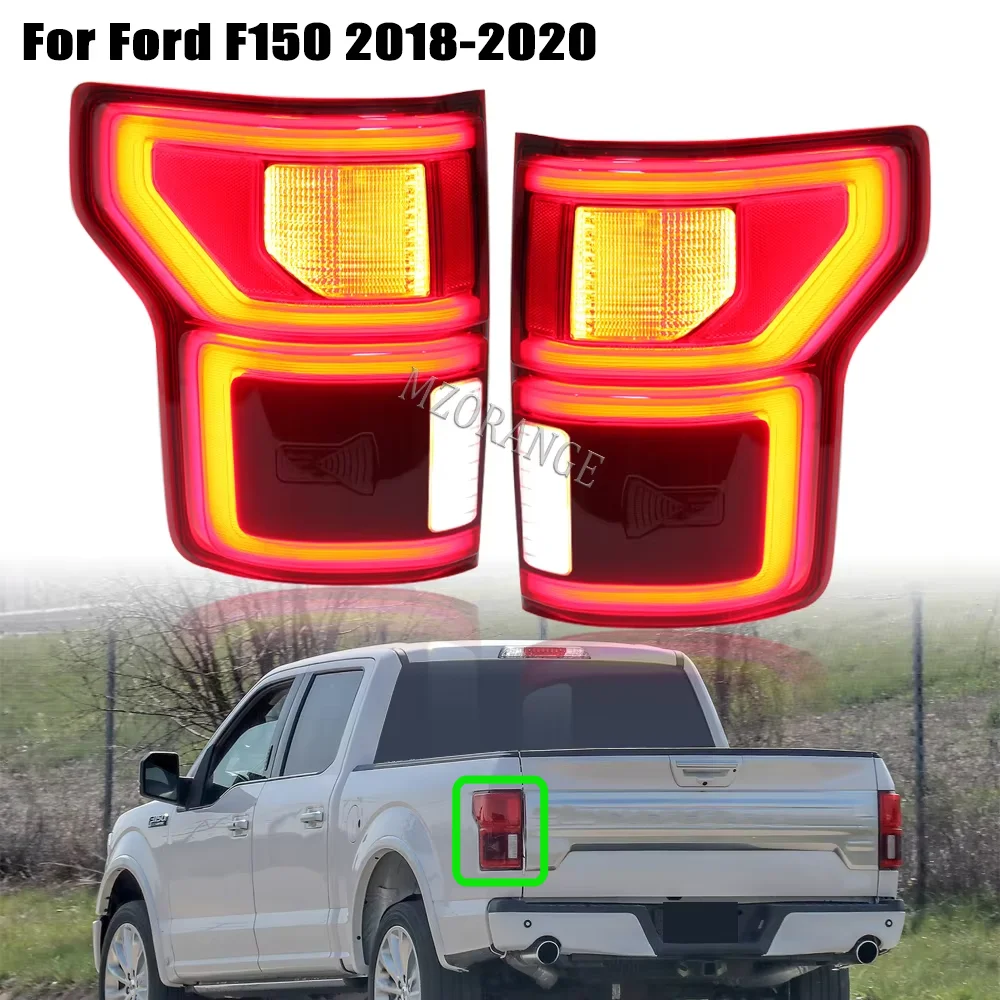 

Rear Tail Lights for Ford F-150 2018 -2020 rear lamps With Blind Spot Driving Brake Lights Reverse Lamp Car Accessories Parts