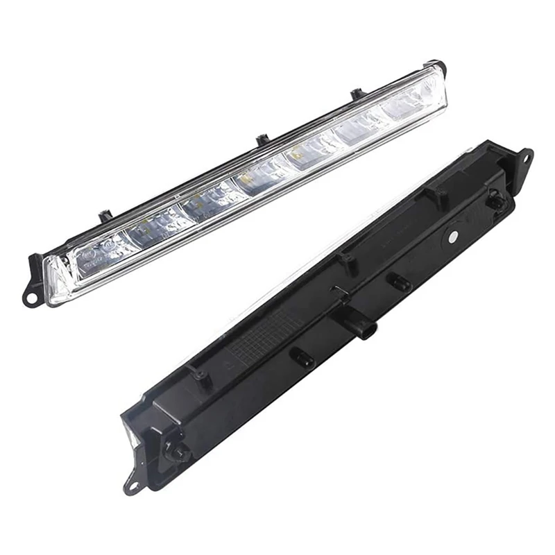 2 Pair LED Daytime Running Light For Mercedes Benz X164 GL350 GL450 GL500 LED Fog DRL A1649060351 A1649060451