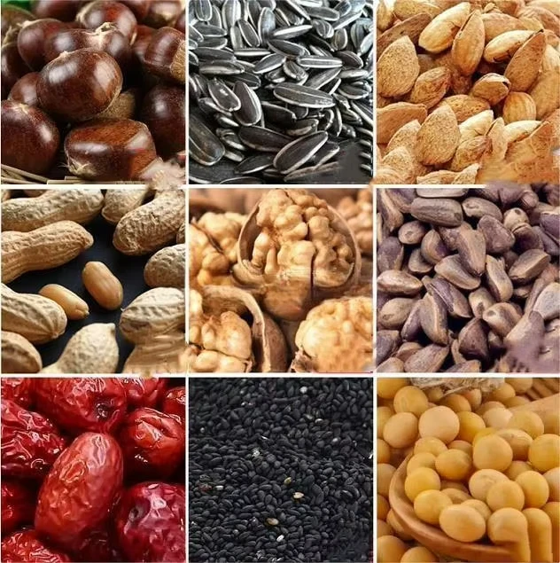 Automatic Small Commercial Gas Roasting Machine Sugar Fried Chestnut Machine Stall Fried Automatic Nut Roasting Machine