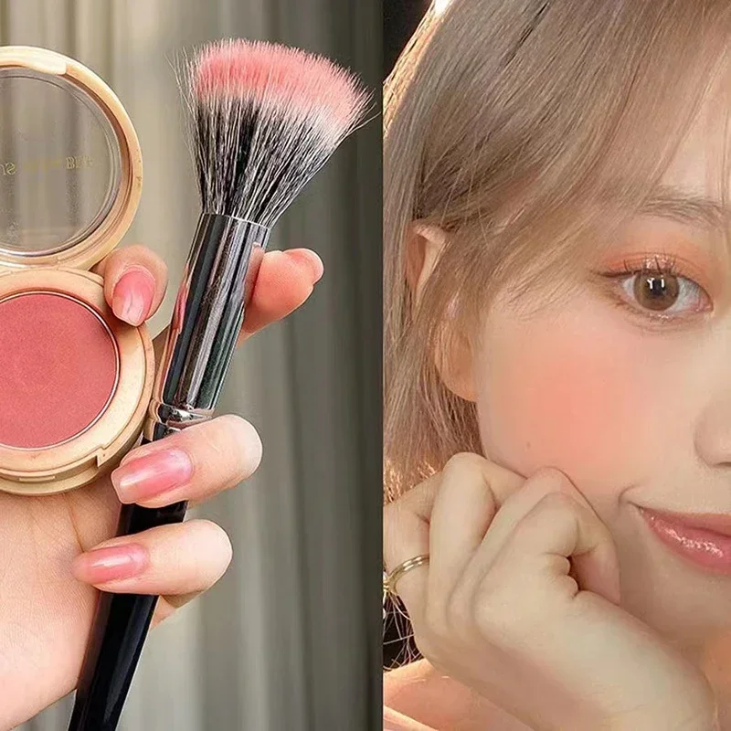 مجموعة فرش مكياج احترافية لظلال العيون وخافي عيوب البشرة وأحمر الخدود وظلال كونتور وشعر ناعم مختلط أداة تجميل للمكياج