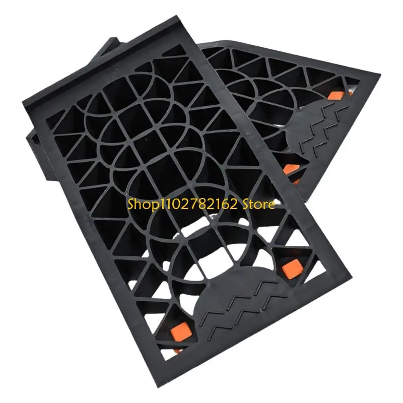 547B Sturdy Rubber Vehicle For Low Clearance And Motorcycles Featuring Anti Slip Texture Holds Up To 4000 Lbs