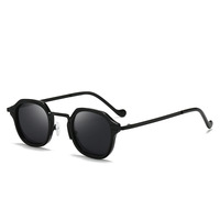 2025 Retro Steampunk Sunglass New Small Square Polarized Sun Glasses For Man Woman Metal Frame Eyewear Oculos De Sol UV400