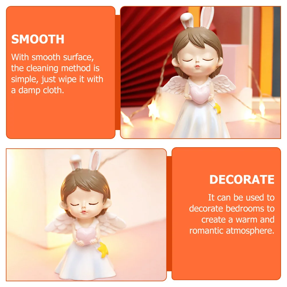 

Creative Light Resin Desktop Ornament Mild Glow At Dark Modern Home Decor for Birthday Present