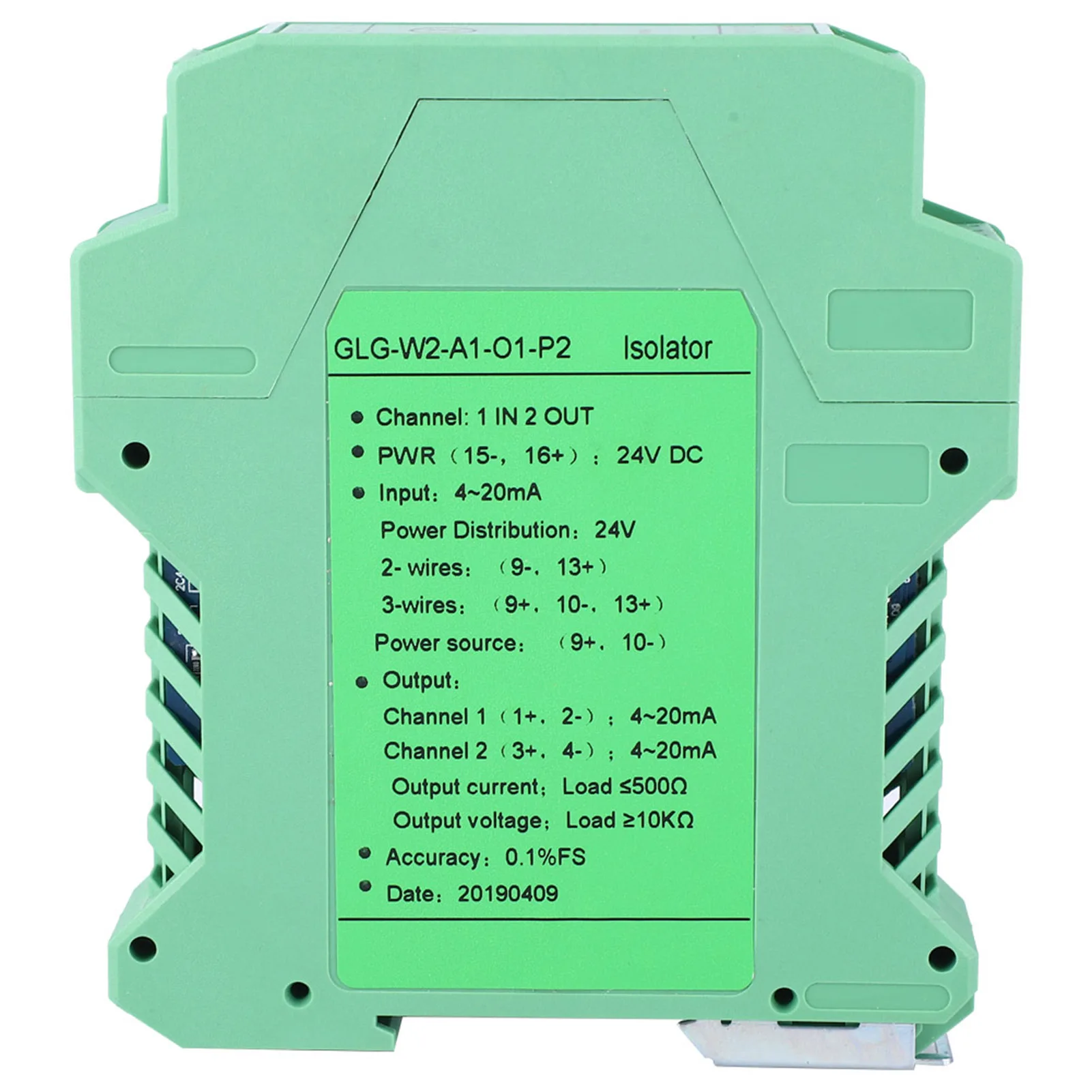 Current Signal Conditioner  24V  Current Signal Isolator Transmitter 4-20mA PLC Detect Signal Conditioner