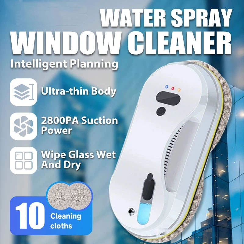

Hot Sale Automatic Water Jet Window Cleaner Large Suction Glass Cleaning Robot Remote Control Large Suction Glass Cleaning Robot