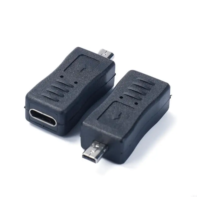 G8TA USB Type C Женский до мини -8PIN мужской адаптер для зарядки цифровой камеры и передачи данных до 480 Мбит / с.